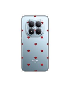 Maska za Xiaomi Redmi Note 15 Pro Plus 5G Red Hearts Silikonska Print