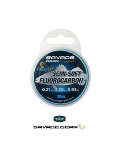 SAVAGE GEAR FLUOROCARBON SG SEMI-SOFT LRF 0,17MM , 30M - 5SGF 74496