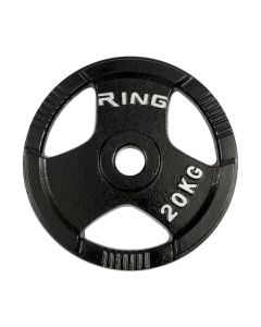 RING Olimpijski tegovi liveni sa hvatom 1x 20kg RX PL14-20 - 600-1