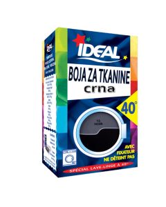 IDEAL Boja za tekstil crna - 600-1-1-1