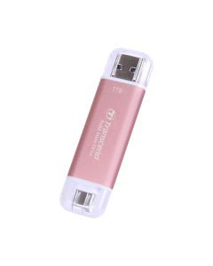TRANSCEND Eksterni hard disk Portable 1TB SSD ESD310P, roze - 077632