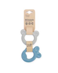 DANTOY BIO glodalice za bebe - plava i siva - 6014