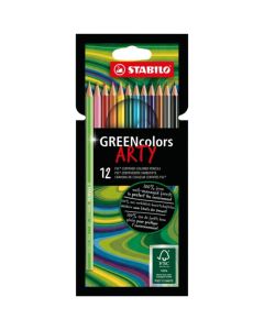STABILO Drvene bojice Green Arty, set 1/12 - 6019-12-1-20
