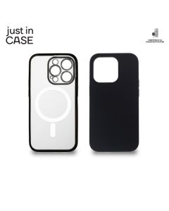 JUST IN CASE 2u1 Extra case MIX Magnetic za 14 PRO, crna - MAGPL110BK