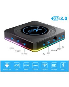GEMBIRD Android TV Box GMB-X96 X4 4/64GB - 46079
