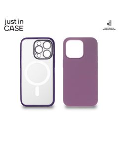 JUST IN CASE 2u1 Extra case MIX Magnetic za 14 PRO, ljubičasta - MAGPL110PR