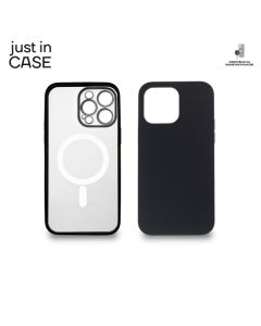 JUST IN CASE 2u1 Extra case MIX Magnetic za 14 Pro Max, crna - MAGPL111BK