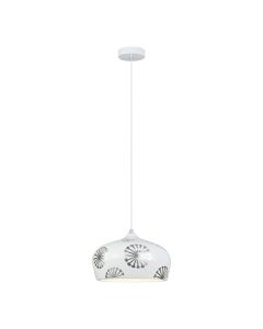 RABALUX Ginger visilica E27 1X MAX 60W srebrna bela - 6049