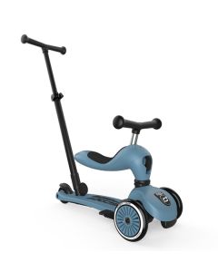 SCOOT AND RIDE Trotinet za decu Highwaykick 1 - Push and go Steel - 00071