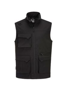 MONSUN Prsluk Softshell /Ripstop MX363 - MX3, crna - 60620XXXL