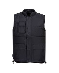MONSUN Prsluk Classic MS415, crna - 60626XXXL