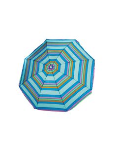 SAVACOOP Suncobran 180cm pruge, zelena/plava - 60717-1