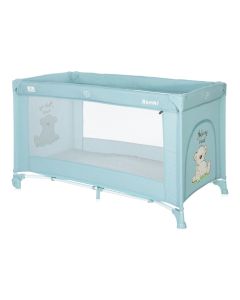 LORELLI Prenosivi krevet Noemi 1 nivo - Blue Surf Teddy (2021) - 10080542156