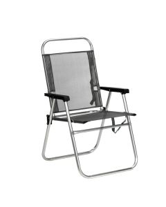 SAVACOOP Sklopiva stolica sa rukonaslonom aluminijumska, siva - 60741