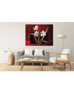DELTA LINEA Uramljena slika Red romance 60x80 cm - 608068