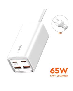 Kucni punjac LDNIO A4610C, QC4+, PD3.0, PPS, 65W beli