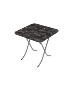 ALESTA Sto sklopiv 60x60 crni mermer
