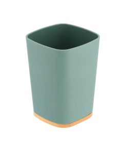 TENDANCE Čaša za četkice za zube 7,5x7,5cm abs/bambus zelena - 61110144