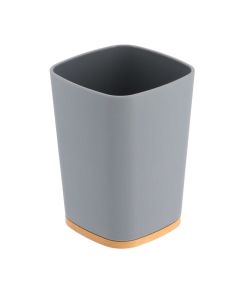 TENDANCE Čaša za četkice za zube 7,5x7,5cm abs/bambus siva - 61110180