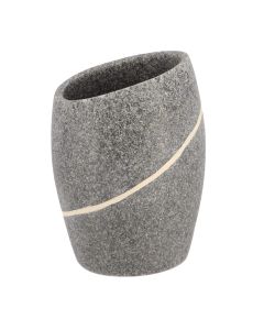 TENDANCE Čaša za četkice za zube, stone effect siva - 61153180