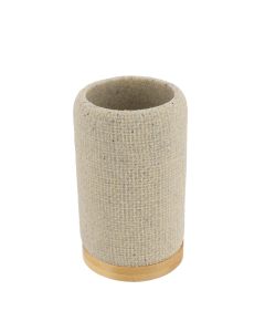 TENDANCE Čaša za četkice za zube Mesh, natural/bambus - 61161104