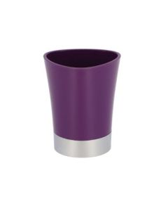 TENDANCE Konusna čaša za četkice za zube 8x8x10cm, ljubičasta - 6118N170