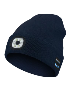 Kapa led sa bluetooth slusalicama (BT-01) plava