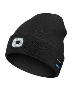 Kapa led sa bluetooth slusalicama (BT-01) crna