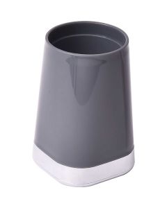 TENDANCE Čaša 7x7x11cm pp/hrom siva - 6134180