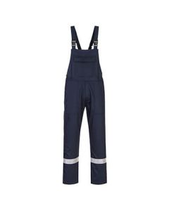 PORTWEST Radne pantalone zavarivačke sa tregerima BZ17 BizWeld Iona Bib&Brace, plava - 61354XXXL