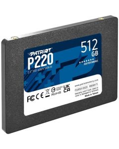Patriot SSD 2.5 SATA3 512GB P220 550MBs/500MBs P220S512G25 - P220S512G25