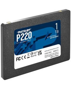 Patriot SSD 2.5 SATA3 1TB P220 550MBs/500MBs P220S1TB25 - P220S1TB25