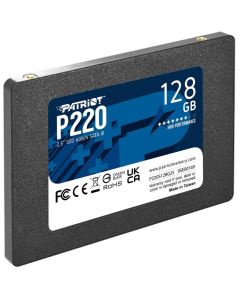 SSD 2.5 SATA3 128GB Patriot P220 550MBs/480MBs P220S128G25 - P220S128G25