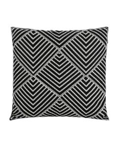 EGLO Dekorativni jastuk 45x45cm, crna/bela