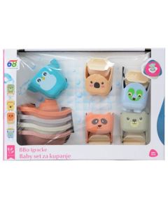 BBO Igračka za kupanje Životinje u čamcu