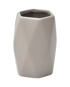 TENDANCE Čaša Dijamant 11,5x7,5cm keramika sivo smeđa - 6180165