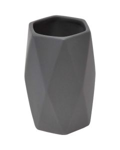 TENDANCE Čaša Dijamant 11,5x7,5cm keramika tamno siva - 6180181