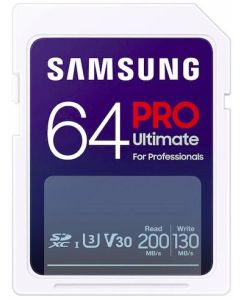 SAMSUNG SD Card 64GB PRO Ultimate SDXC UHS-I U3 V30