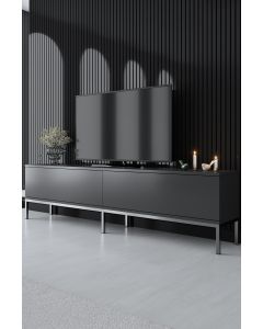 HANAH HOME TV komoda Lord, antracit/siva - 618BLY1191