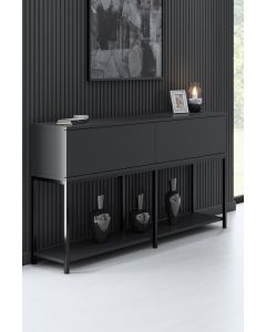 HANAH HOME Komoda Lord, antracit/crna - 618BLY1196