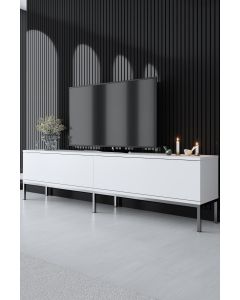 HANAH HOME TV komoda Lord, bela/siva - 618BLY1204