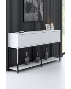 HANAH HOME Komoda Lord, crna/bela - 618BLY1209