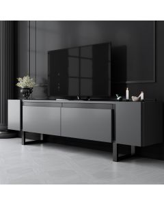 HANAH HOME TV komoda Yildiz, antracit/crna