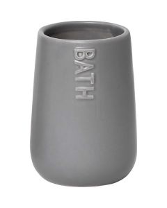TENDANCE Čaša Dolomit bath 12,2x8,5cm keramika siva