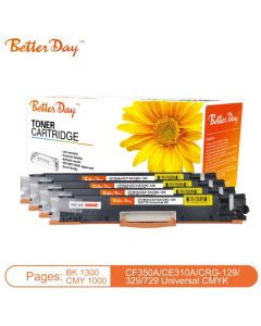 BETTERDAY Toner CE310A/CF350A, CP1025/M175/M176/M177, zam. kaseta za HP Black 1.3k