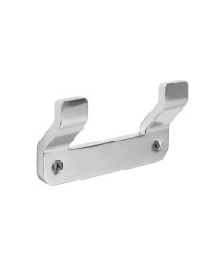 TATAY Zidna vešalica sa 2 kukice Flat 10x2.2x5.3cm, aluminijum - 6198300