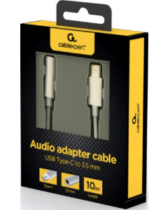 GEMBIRD Kabl USB Type-C na stereo 3.5 mm A-CM-3.5F-01, bela - 46480