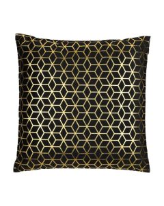 EGLO Dekorativni jastuk 45x45cm Singu, crna/zlatna