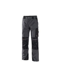 CANIS Radne pantalone do struka Sirius Nikolas, siva/narandžasta - 62096-148