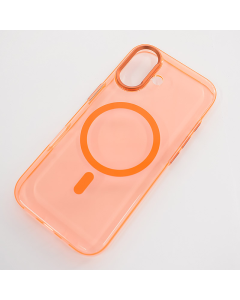 Maska za iPhone 17 narandžasto Mag Case IPF Transparent